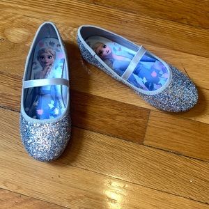 Sparkly Elsa ballet flats size 13